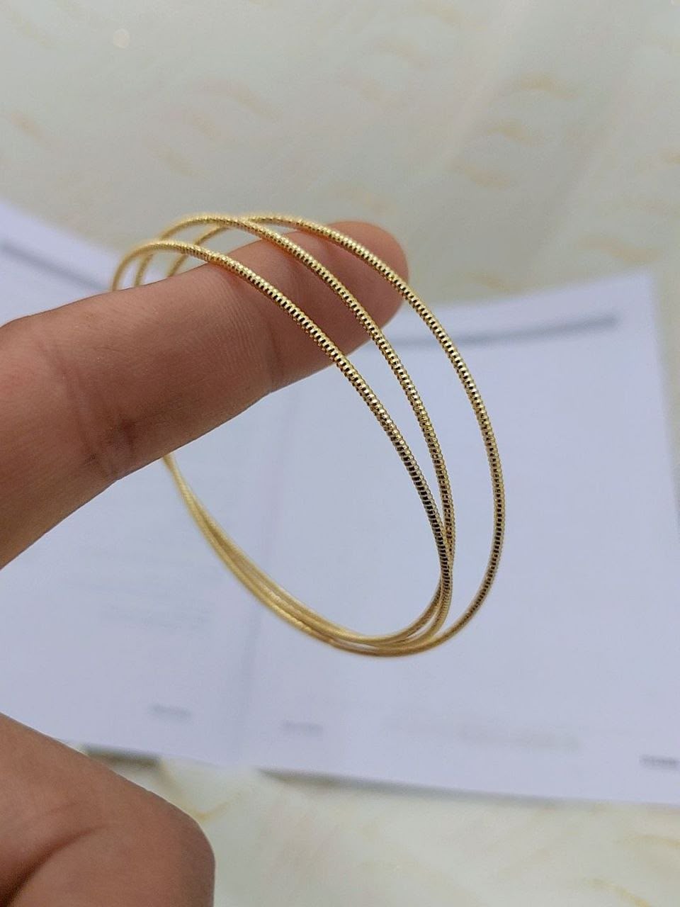 Slim Gold Bracelet Set